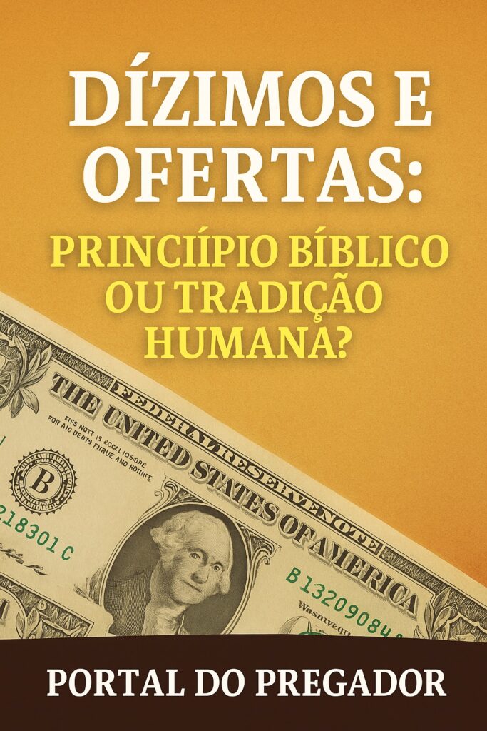 Dízimos e ofertas: princípio bíblico ou tradição humana?